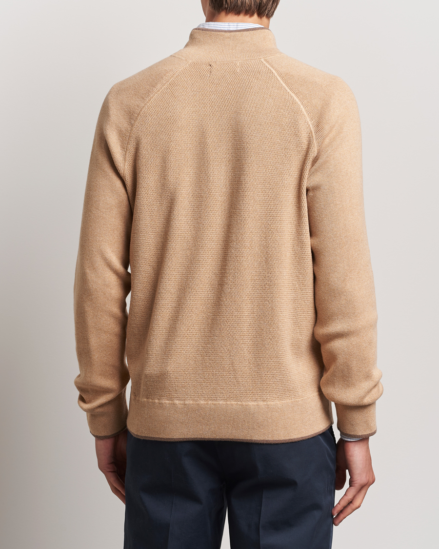 Heren | Truien | Polo Ralph Lauren | Textured Full Zip Camel Melange