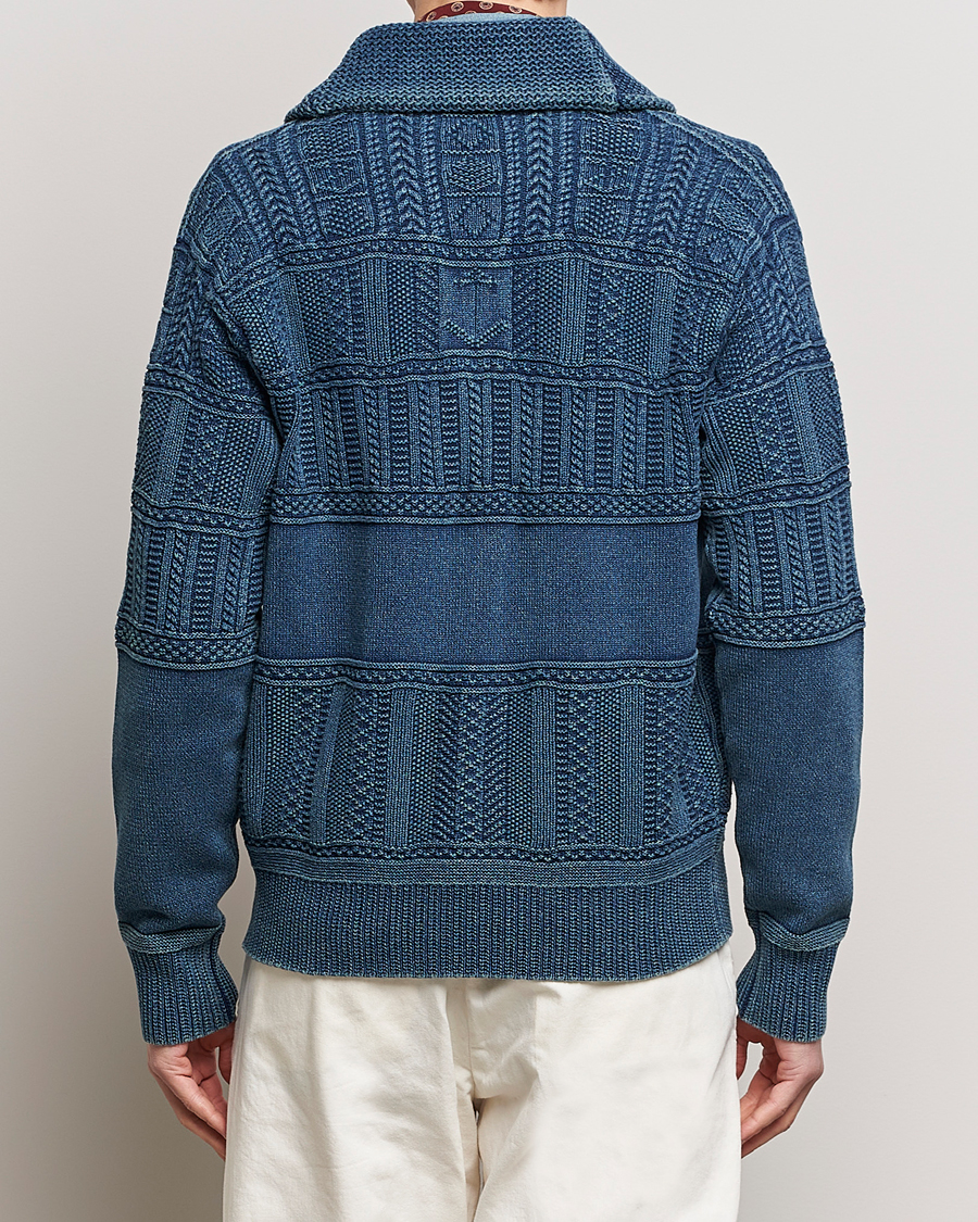 Heren | Truien | Polo Ralph Lauren | Knitted Shawl Collar Cardigan Dark Indigo