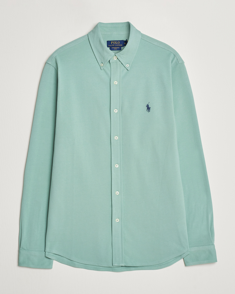 Heren | Overhemden | Polo Ralph Lauren | Featherweight Mesh Shirt Faded Mint