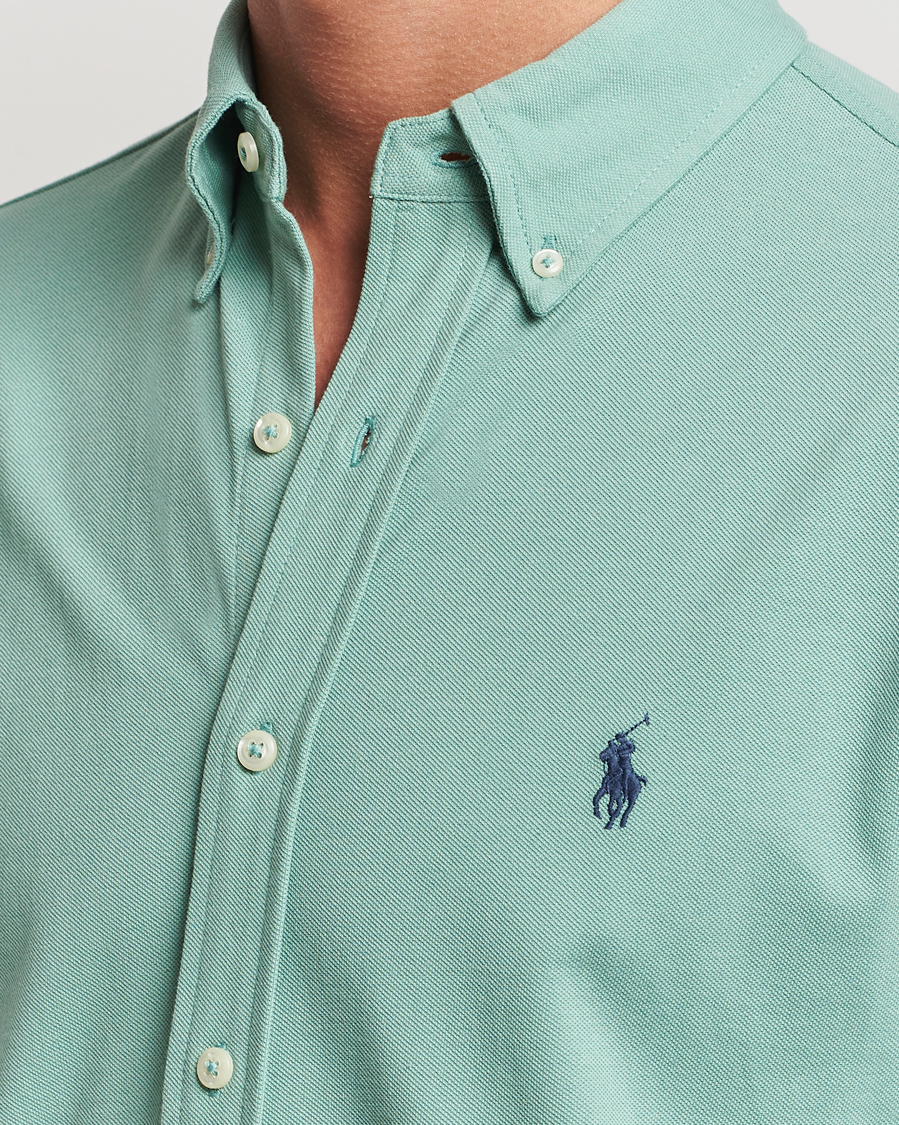 Heren | Overhemden | Polo Ralph Lauren | Featherweight Mesh Shirt Faded Mint