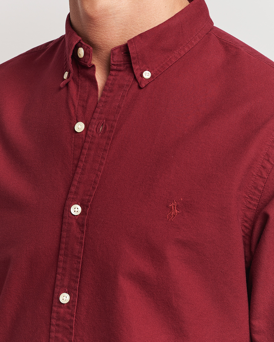 Heren | Overhemden | Polo Ralph Lauren | Slim Fit Garment Dyed Oxford Red Carpet