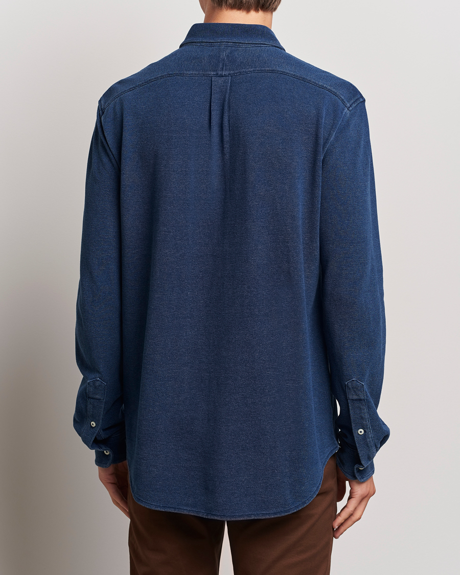 Heren | Overhemden | Polo Ralph Lauren | Featherweight Mesh Shirt Dark Indigo