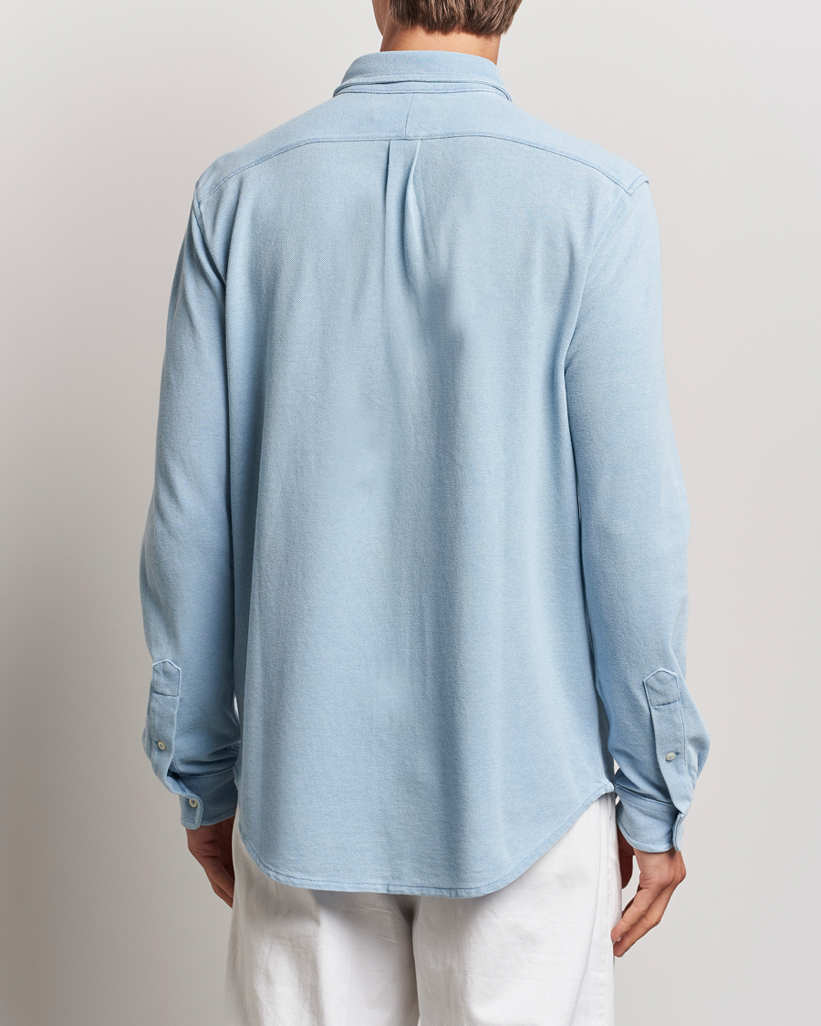Heren | Overhemden | Polo Ralph Lauren | Featherweight Mesh Shirt Light Indigo