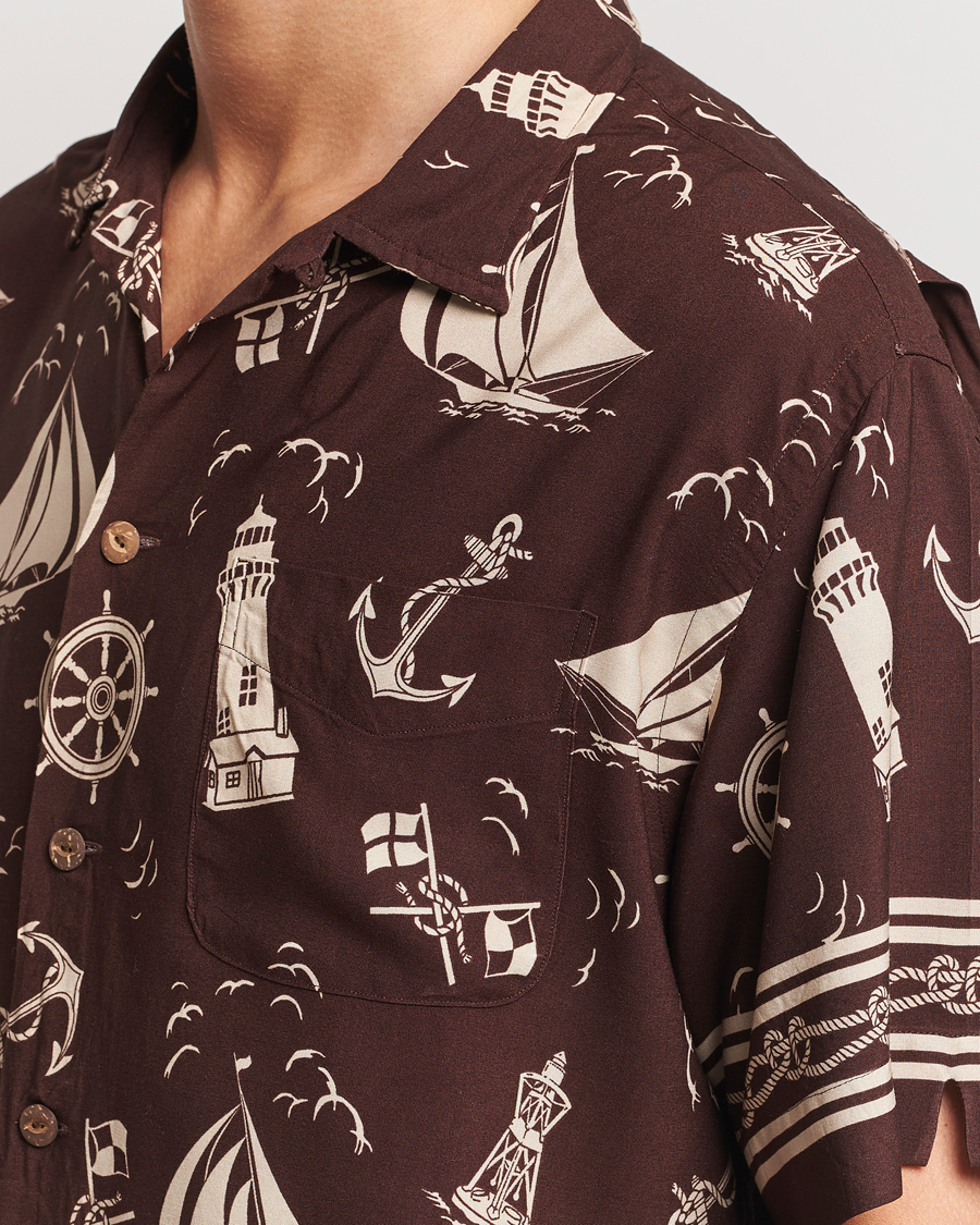 Heren | Overhemden | Polo Ralph Lauren | Printed Rayon Short Sleeve Shirt Captins Convo