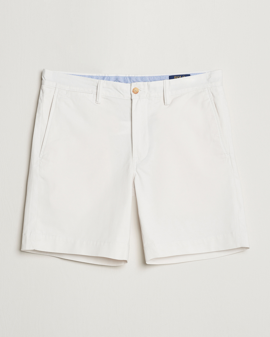 Heren | Korte broek | Polo Ralph Lauren | Tailored Slim Fit Shorts Deckwash White