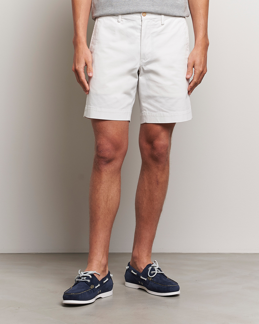 Heren | Korte broek | Polo Ralph Lauren | Tailored Slim Fit Shorts Deckwash White