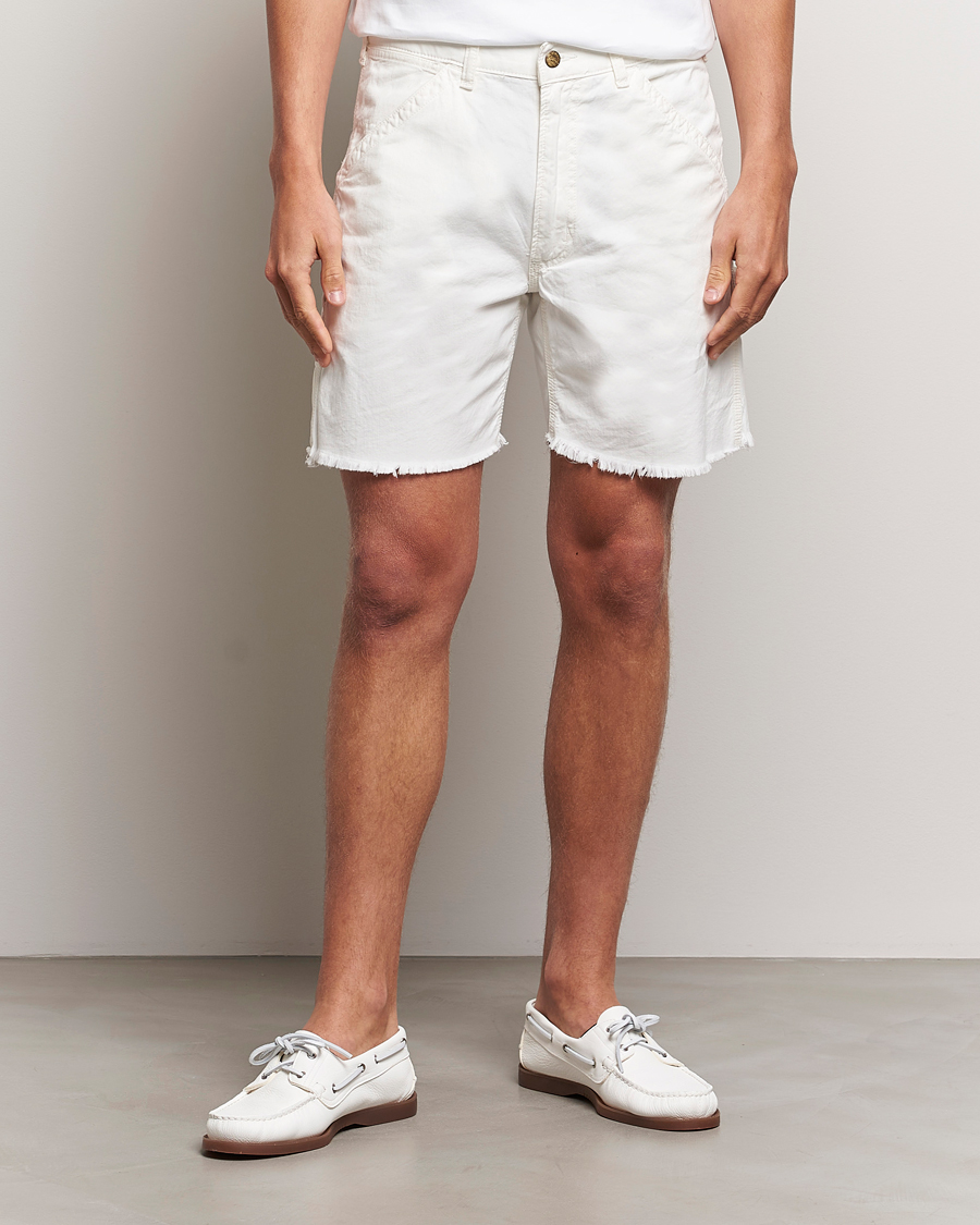 Heren | Nieuws | Polo Ralph Lauren | Garment Dyed Rustic Worker Shorts Deckwash White