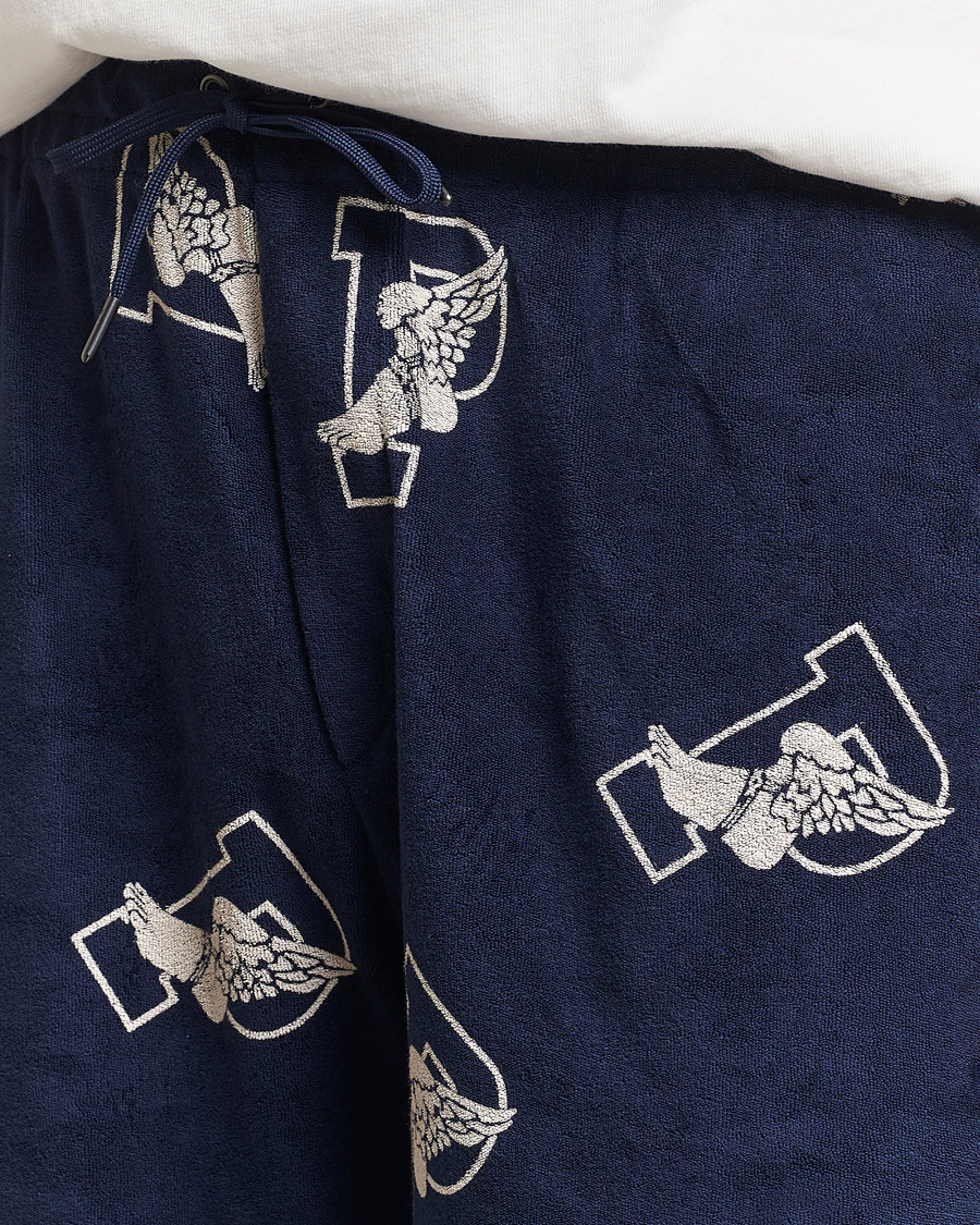 Heren | Korte broek | Polo Ralph Lauren | Cotton Terry P Wing Drawstring Shorts Cruise Navy