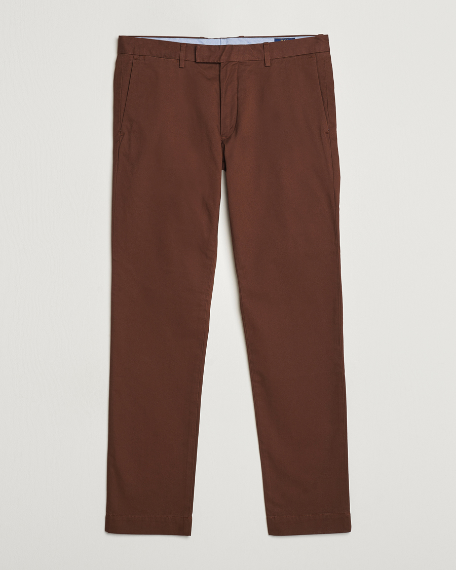 Heren | Broeken | Polo Ralph Lauren | Slim Fit Stretch Chinos Branch Brown