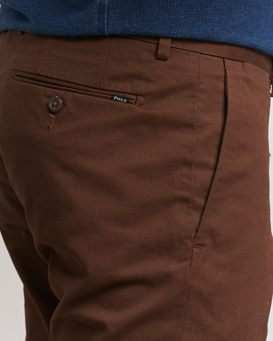 Heren | Broeken | Polo Ralph Lauren | Slim Fit Stretch Chinos Branch Brown