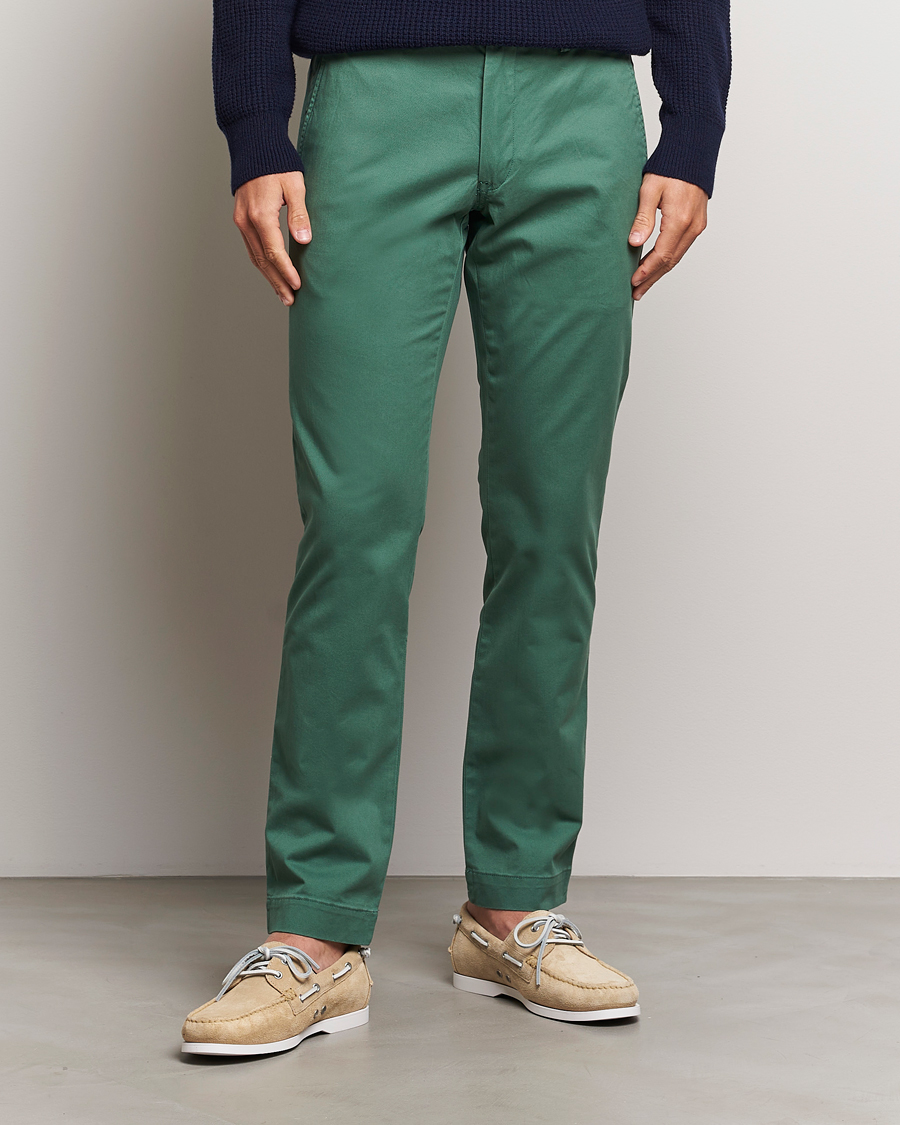 Heren | Broeken | Polo Ralph Lauren | Slim Fit Stretch Chinos Washed Forest