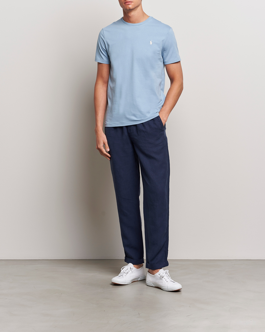 Heren | Broeken | Polo Ralph Lauren | Prepster Linen Trousers Newport Navy