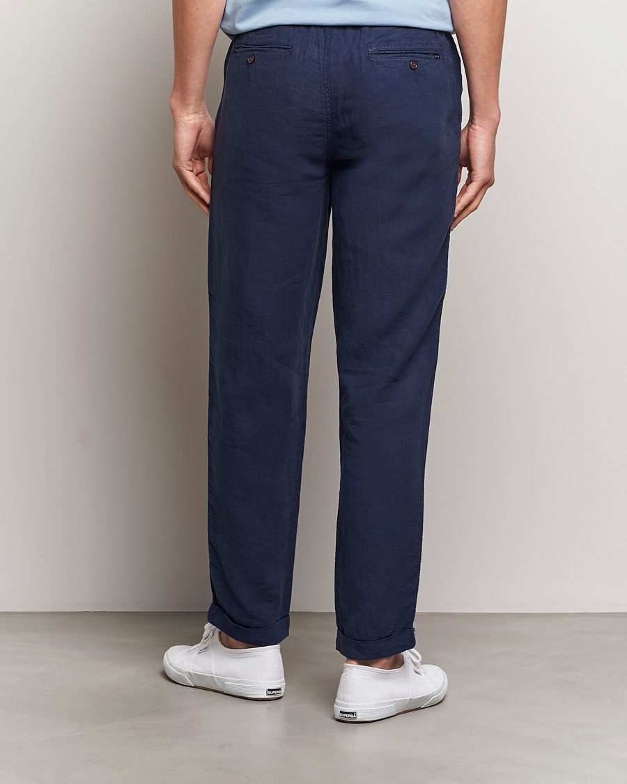 Heren | Broeken | Polo Ralph Lauren | Prepster Linen Trousers Newport Navy
