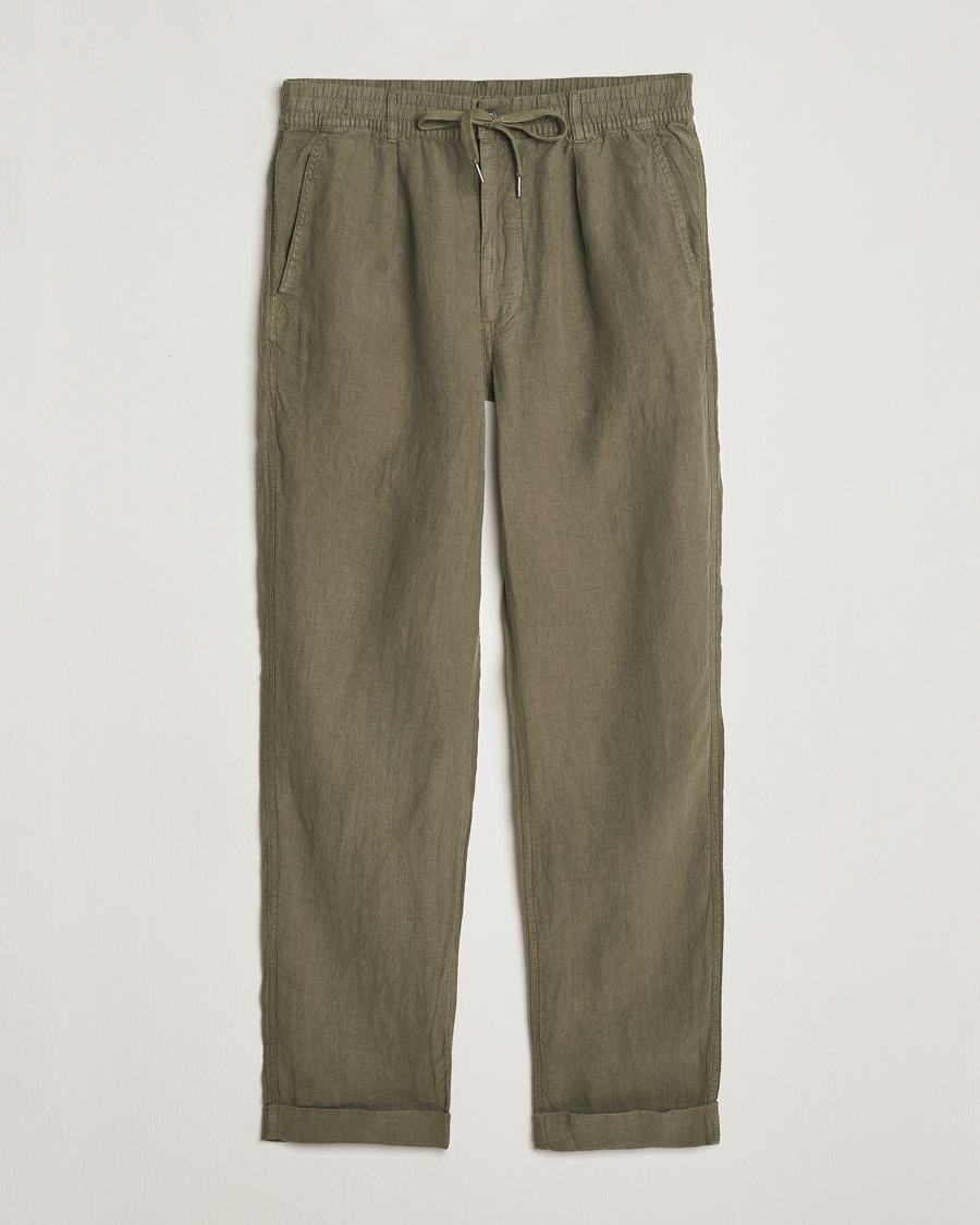 Heren | Broeken | Polo Ralph Lauren | Prepster Linen Trousers Thermal Green