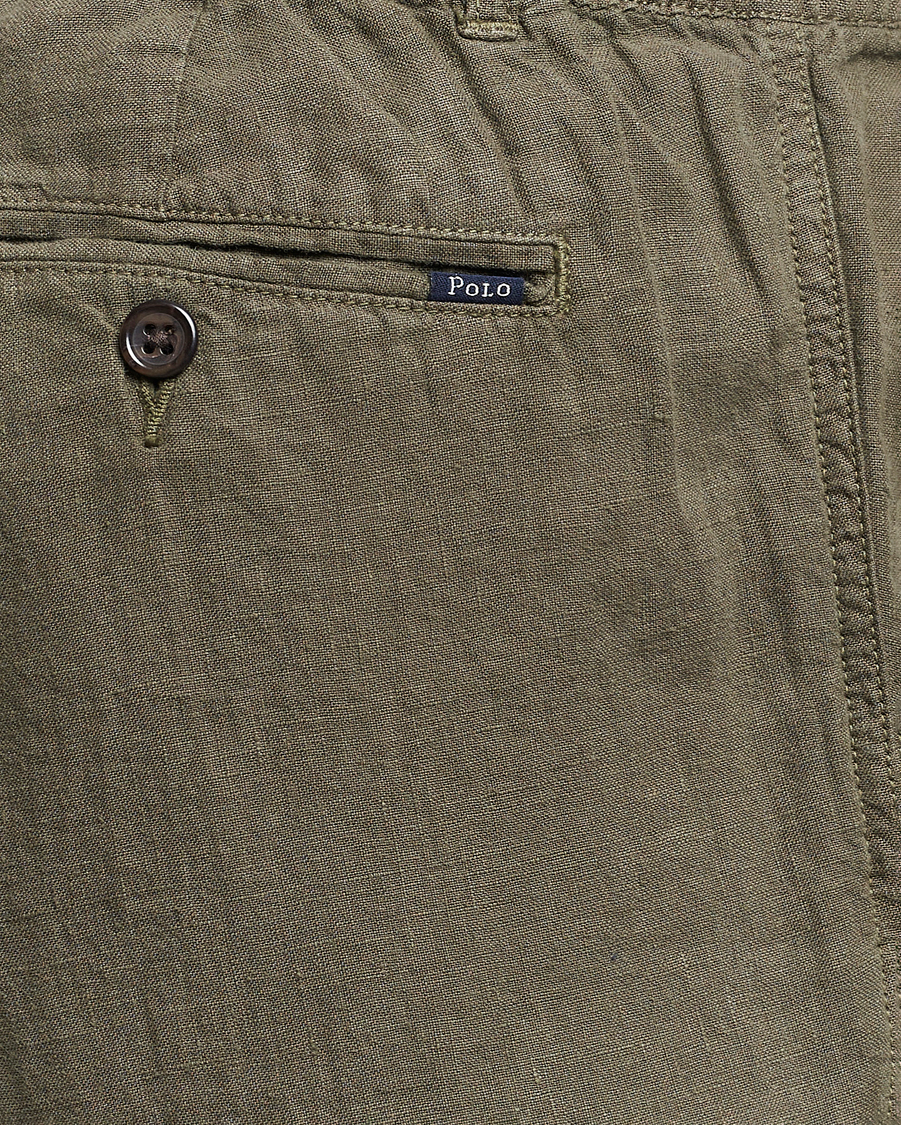 Heren | Broeken | Polo Ralph Lauren | Prepster Linen Trousers Thermal Green