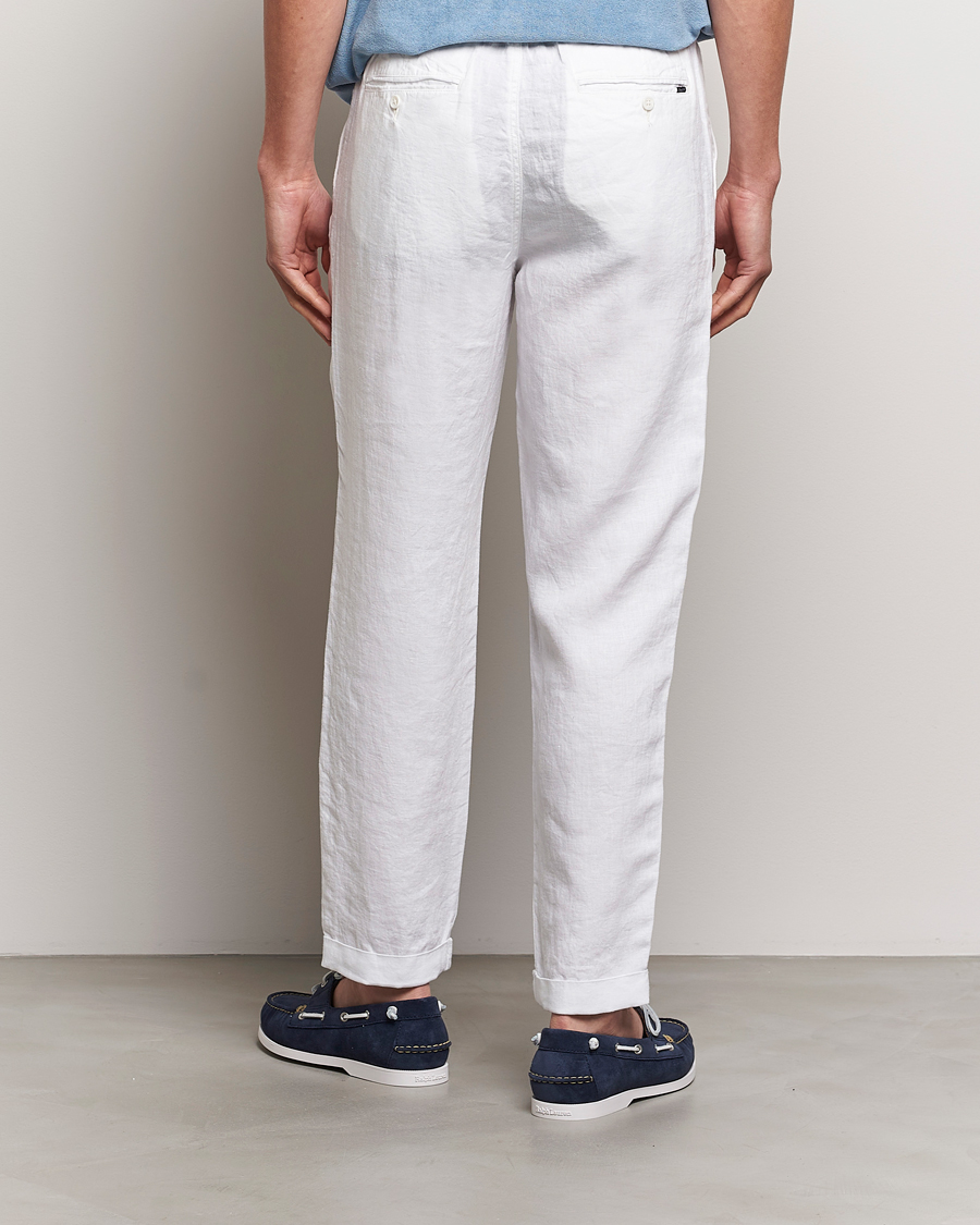 Heren | Broeken | Polo Ralph Lauren | Prepster Linen Trousers Ceramice White