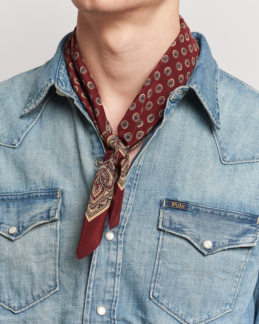 Men | Accessories | Polo Ralph Lauren | Printed Bandana Red