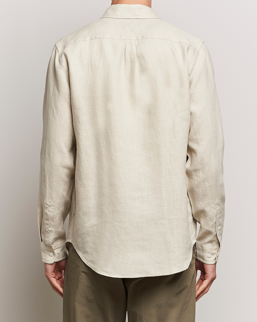 Heren | Overhemden | Samsøe Samsøe | Liam Linen Shirt Castle Wall