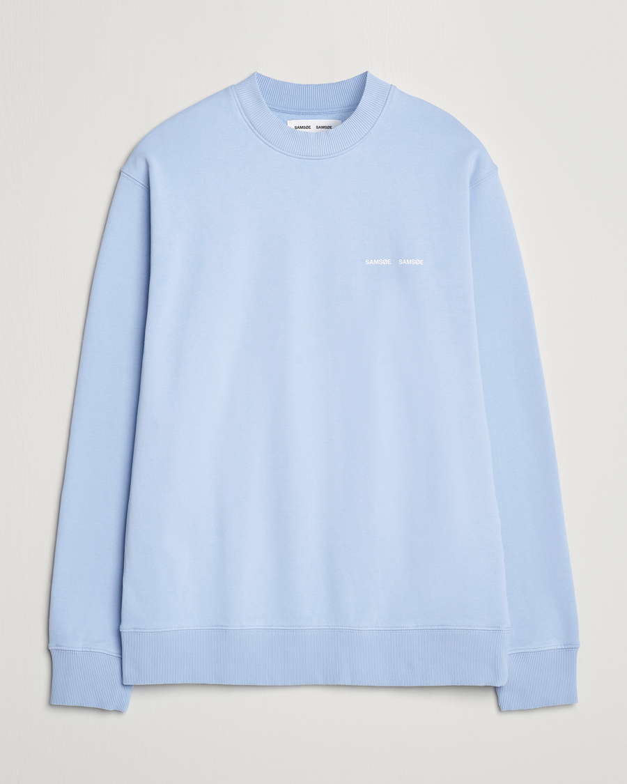 Heren | Truien | Samsøe Samsøe | Norsbro Crew Neck Sweatshirt Brunnera Blue