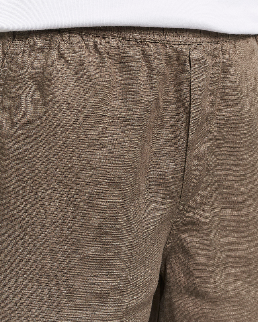 Heren | Korte broek | Samsøe Samsøe | Sajabari Linen Drawstring Shorts Bungee Cord