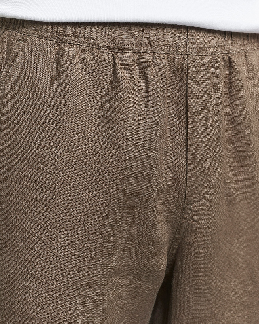 Heren | Broeken | Samsøe Samsøe | Sajabari Linen Drawstring Trousers Bungee Cord