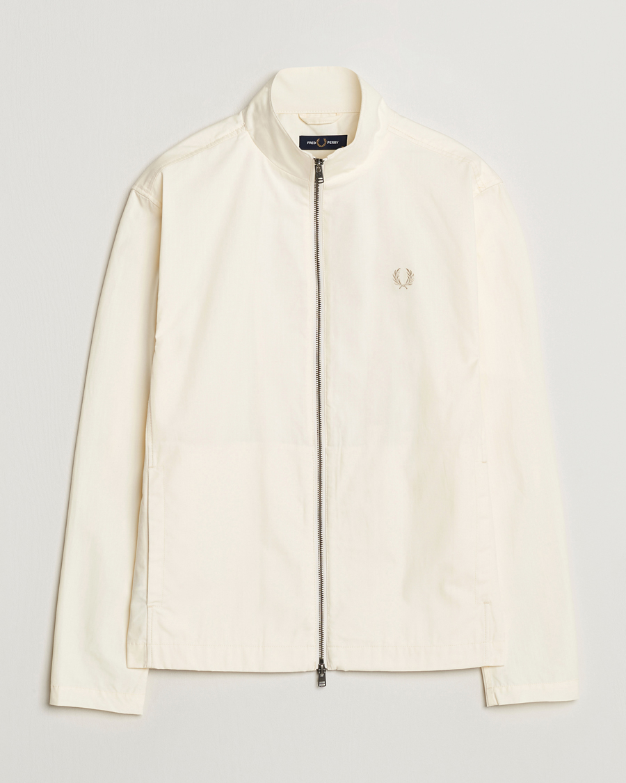 Heren | Jassen | Fred Perry | Woven Ripstop Shirt Jacket Ecru