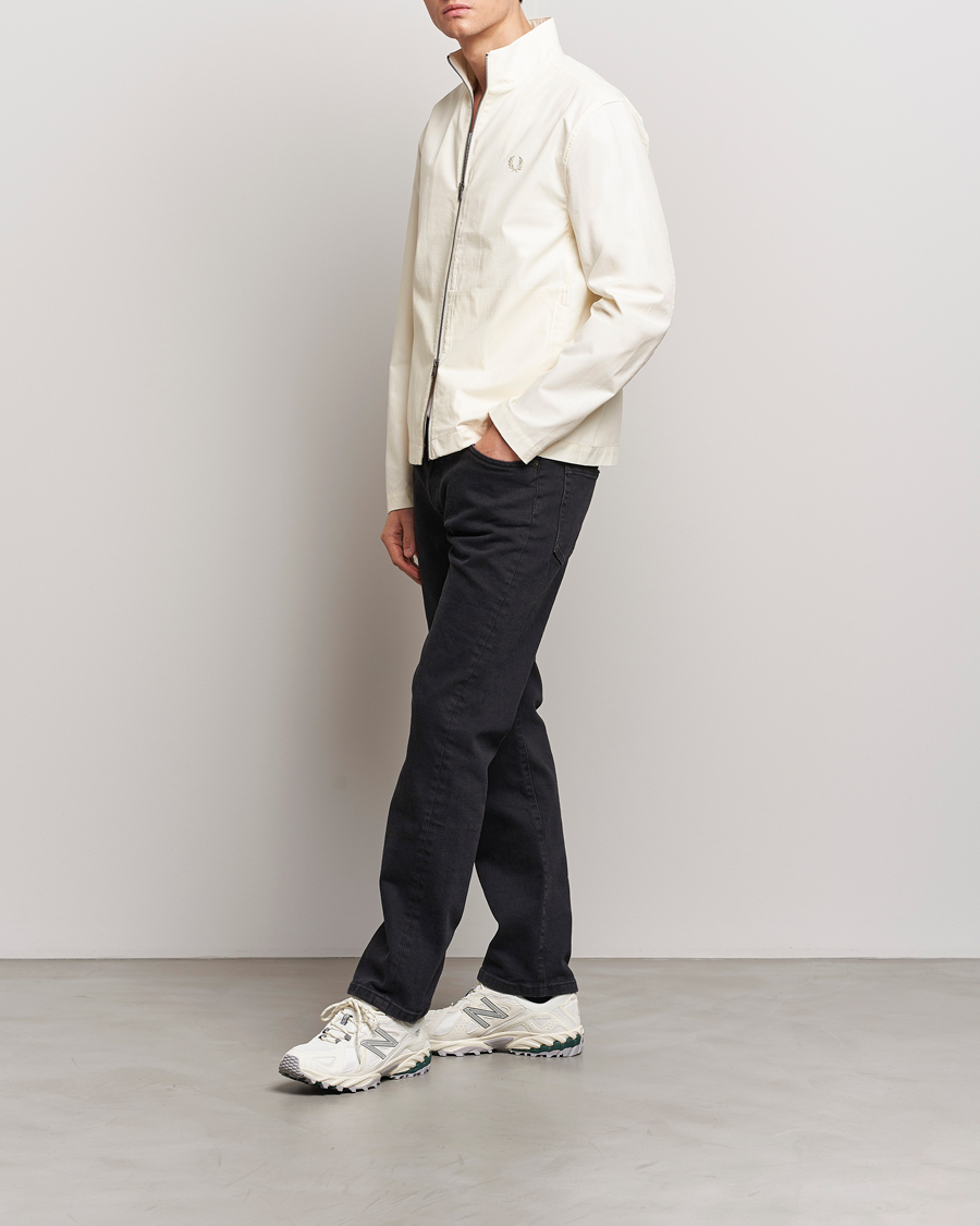 Heren | Jassen | Fred Perry | Woven Ripstop Shirt Jacket Ecru