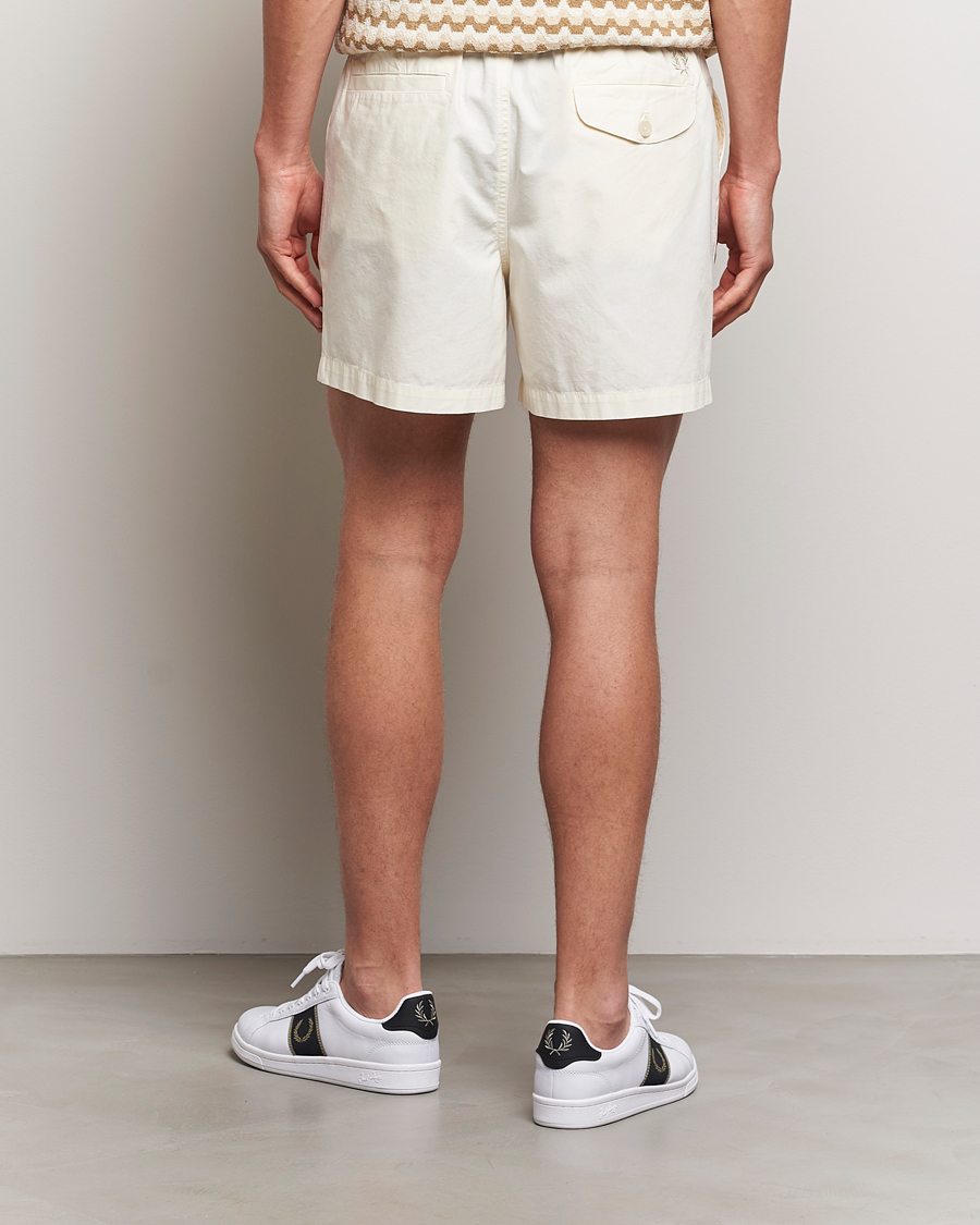 Heren | Korte broek | Fred Perry | Woven Ripstop Drawstring Shorts Ecru