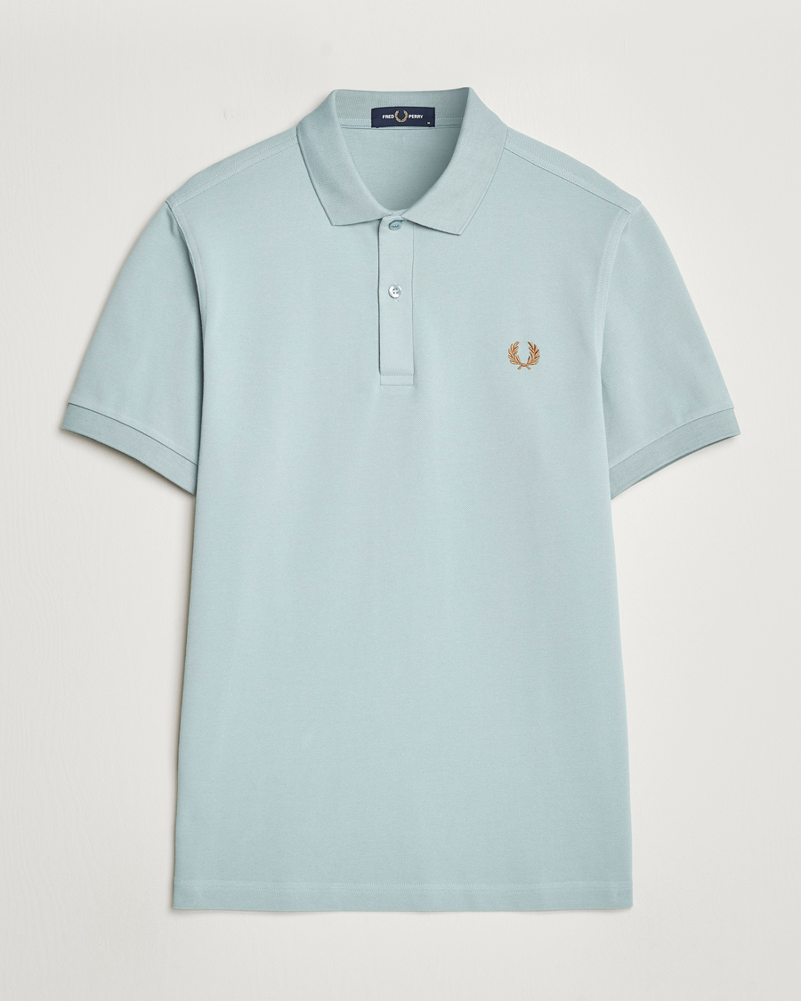 Heren | Polo's | Fred Perry | Plain Polo Shirt Silver Blue