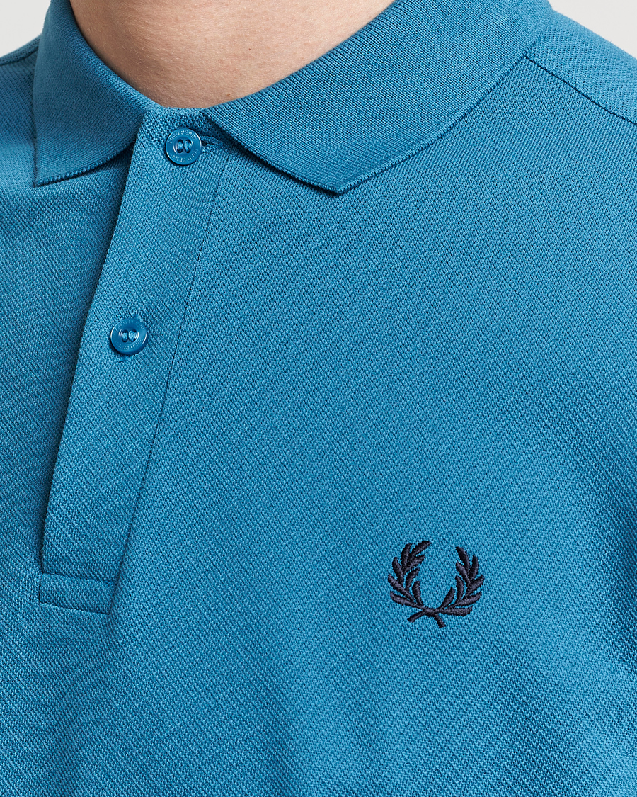 Heren | Polo's | Fred Perry | Plain Polo Shirt Ocean Blue