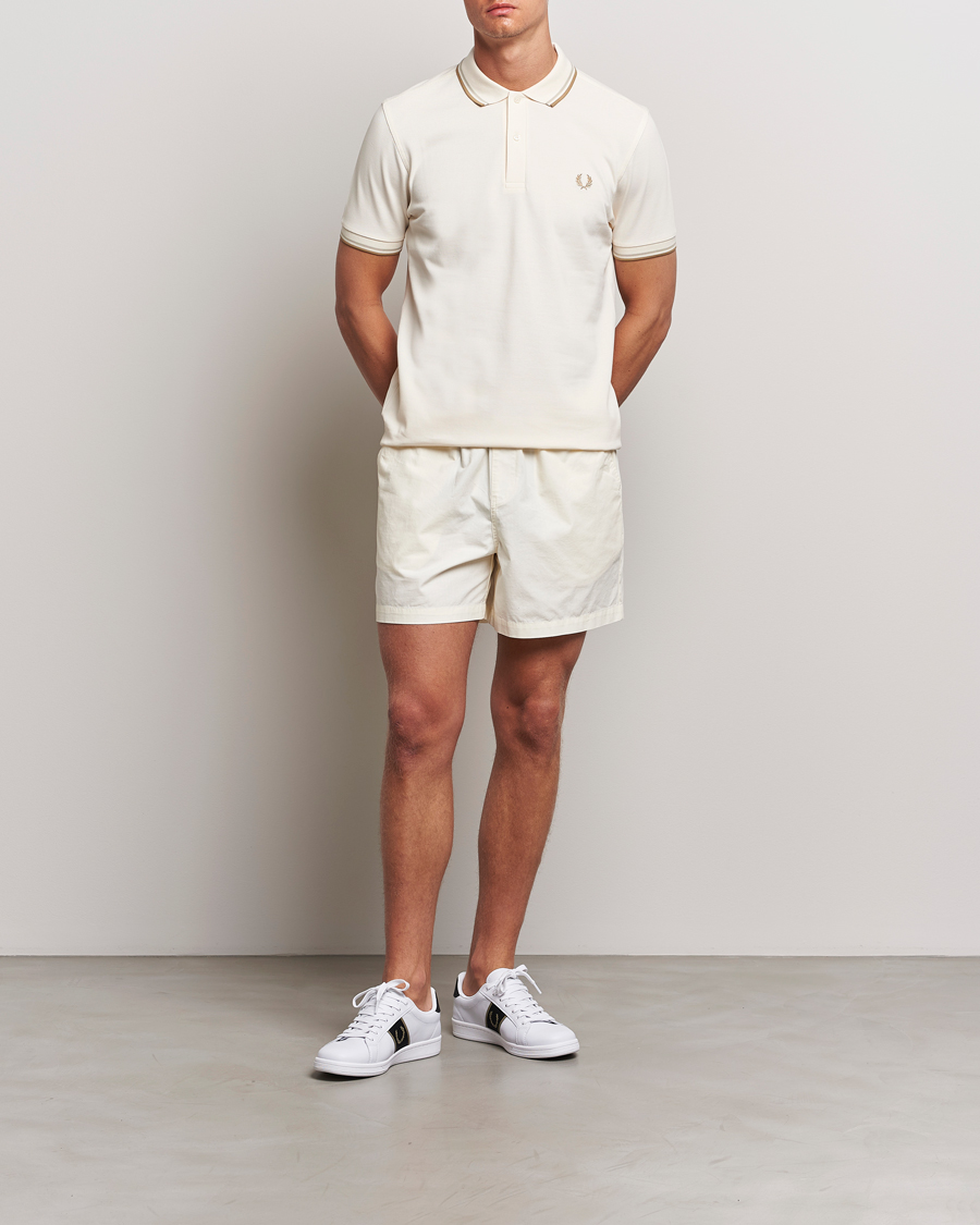 Heren | Polo's | Fred Perry | Twin Tipped Polo Shirt Ecru
