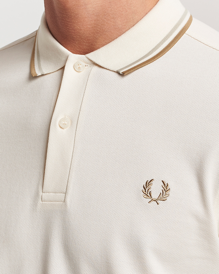 Heren | Polo's | Fred Perry | Twin Tipped Polo Shirt Ecru