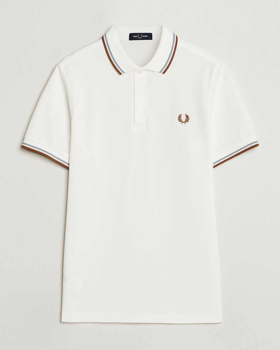 Heren | Polo's | Fred Perry | Twin Tipped Polo Shirt Snow White