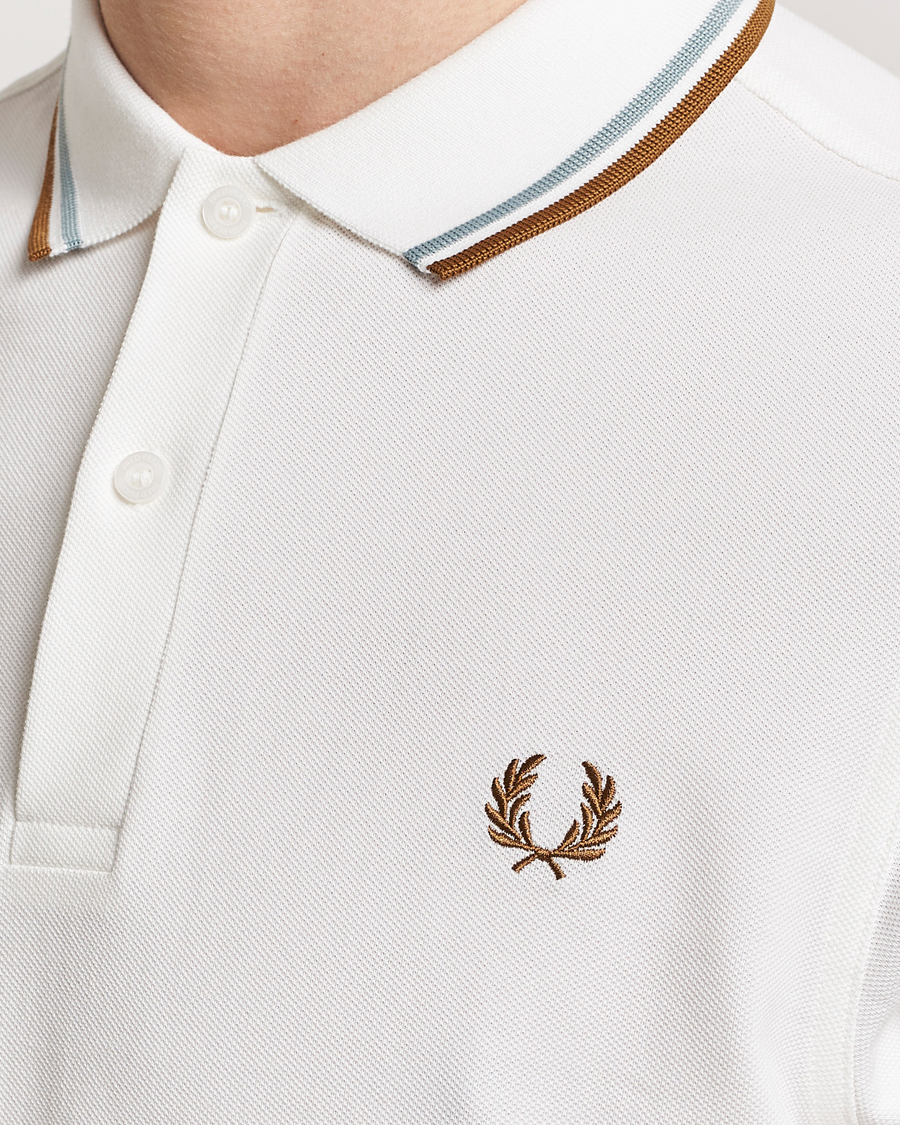 Heren | Polo's | Fred Perry | Twin Tipped Polo Shirt Snow White