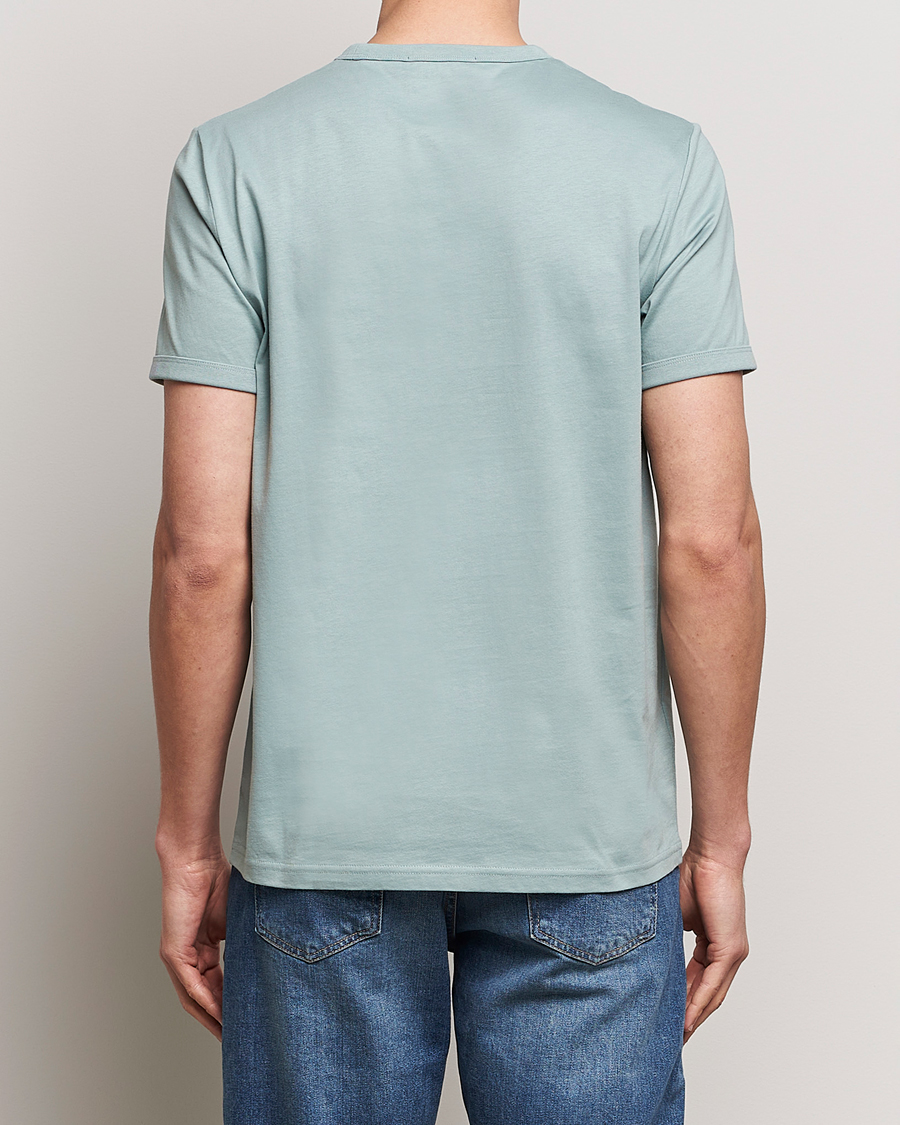 Heren | T-shirts | Fred Perry | Ringer T-Shirt Silver Blue