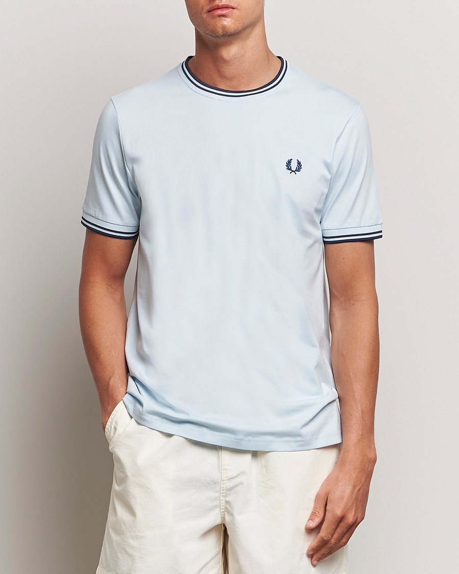 Heren |  | Fred Perry | Twin Tipped T-Shirt Light Ice