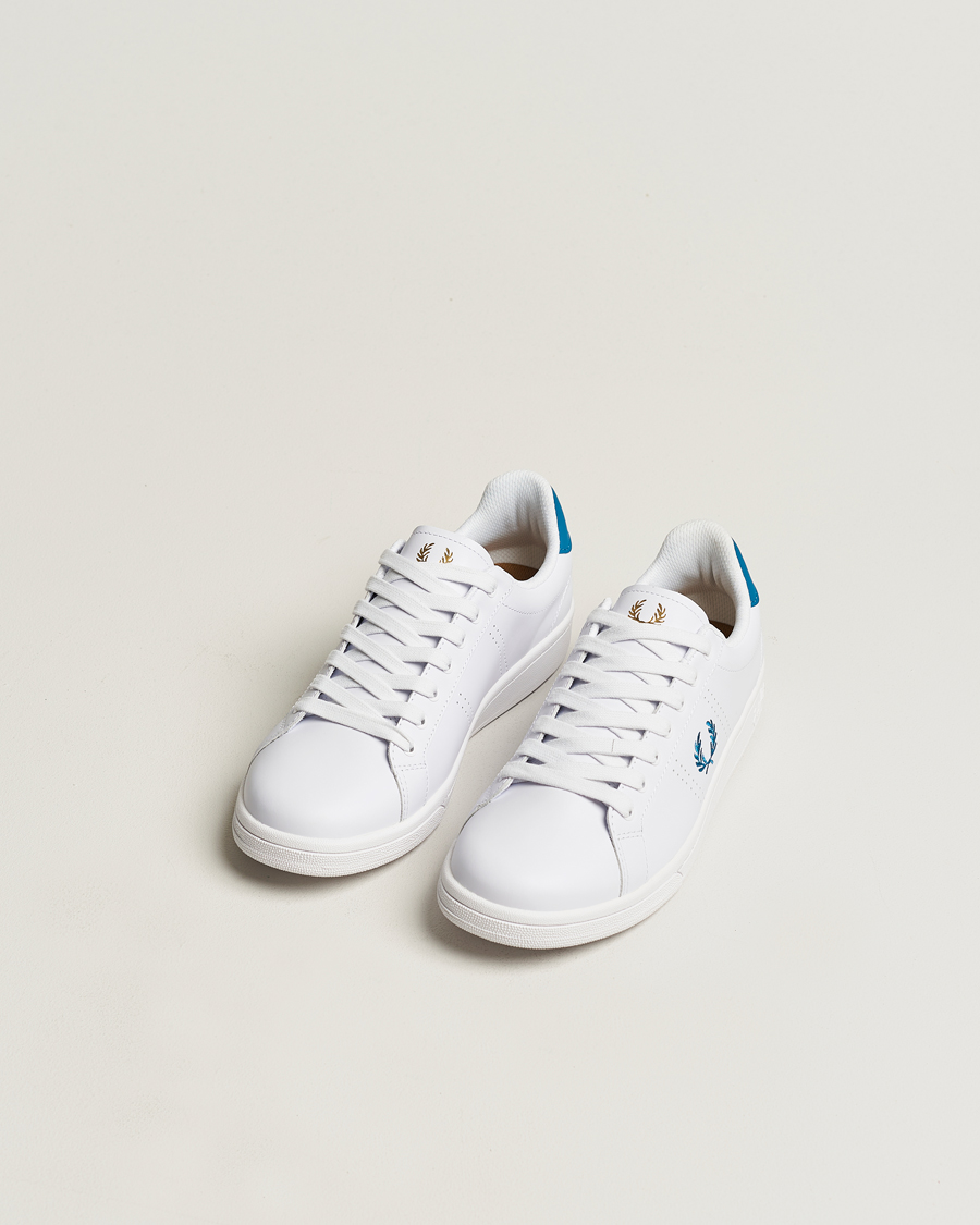 Heren | Witte sneakers | Fred Perry | B721 Leather Sneaker White