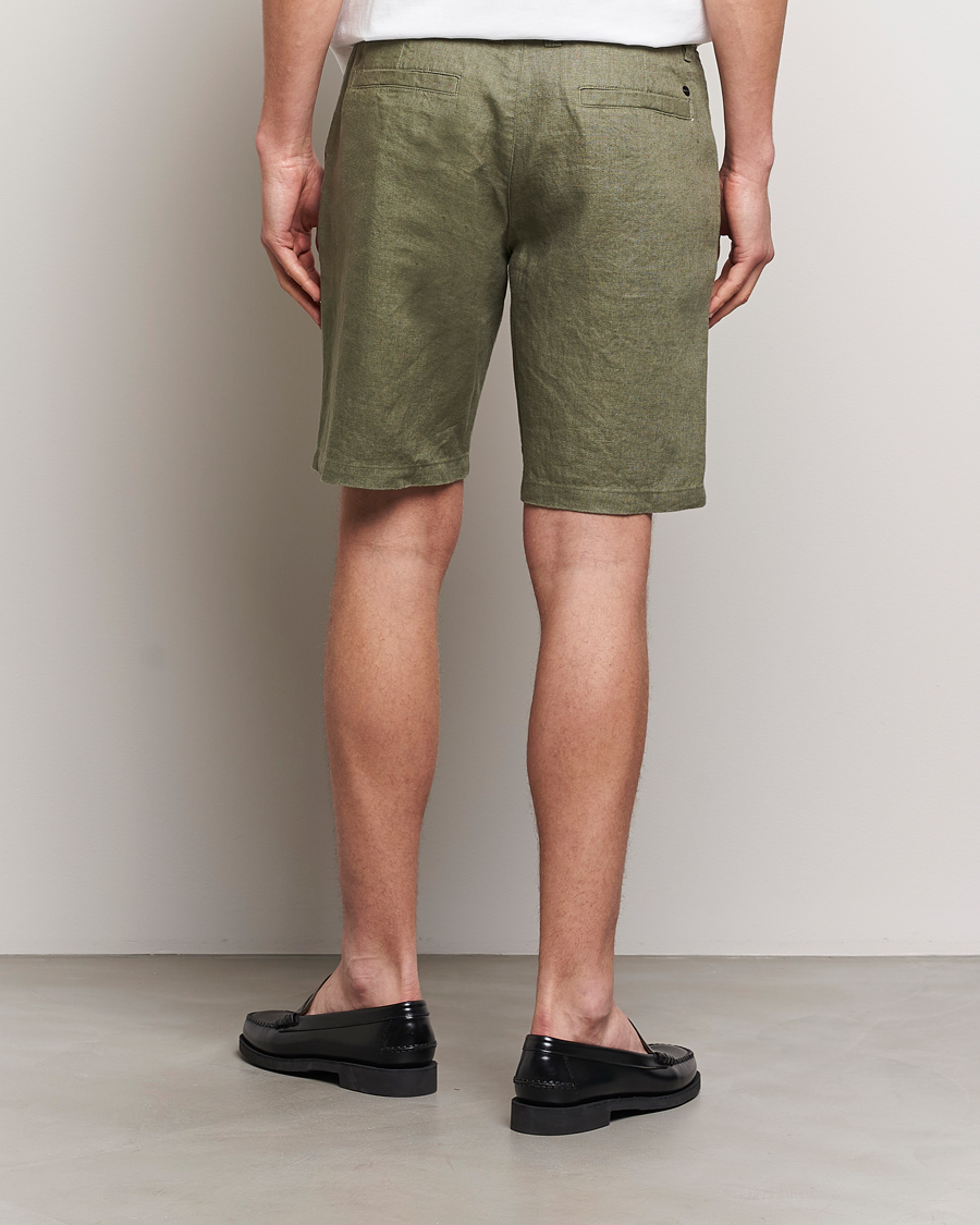 Heren | Korte broek | NN07 | Crown Linen Shorts Lichten Green