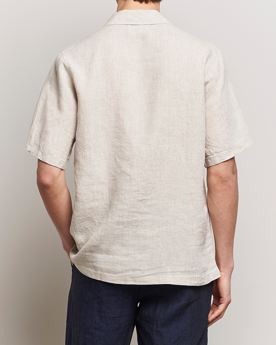 Heren | Overhemden | NN07 | Julio Linen Resort Shirt Oat