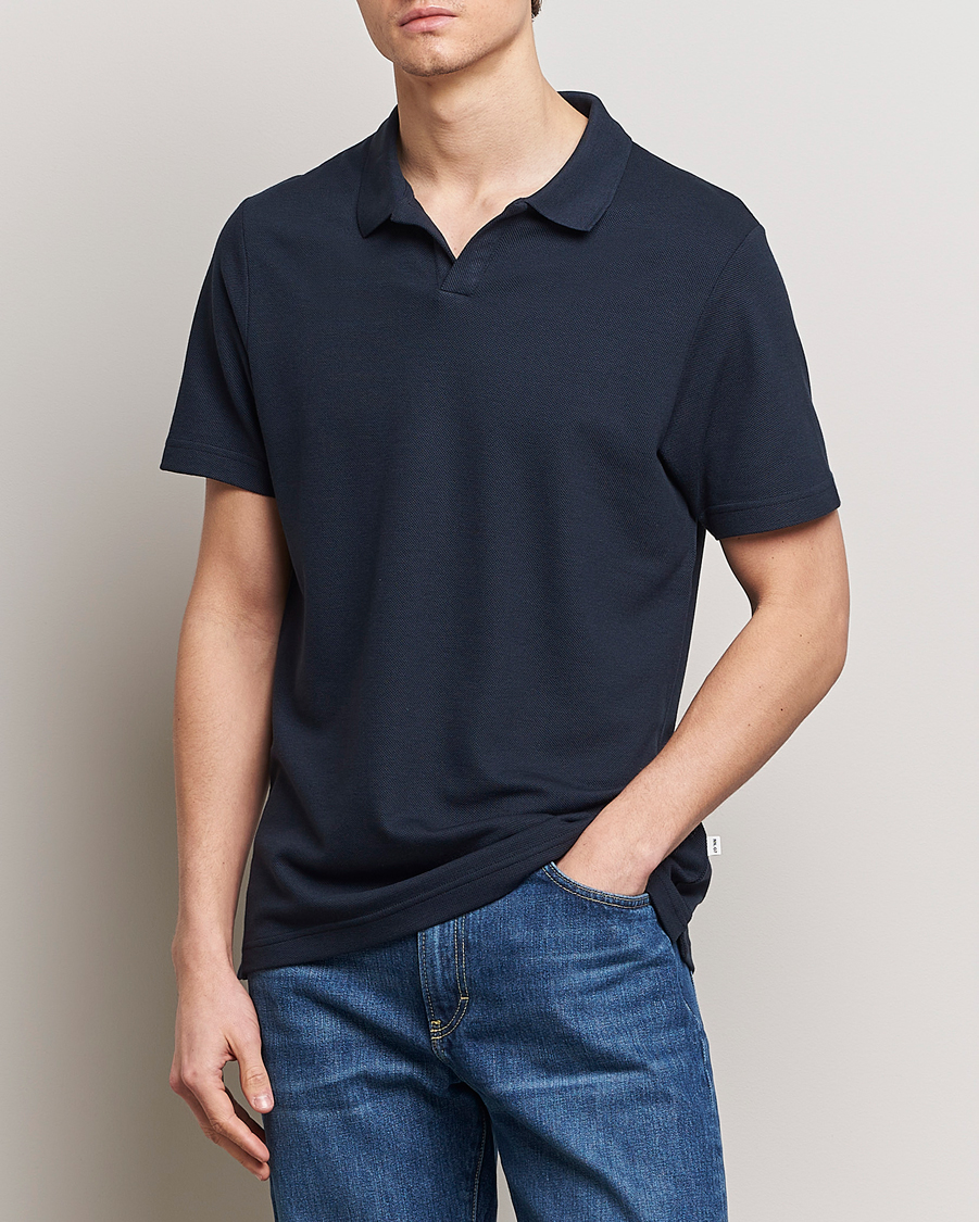 Heren | Poloshirts met korte mouwen | NN07 | Paul Polo Navy Blue