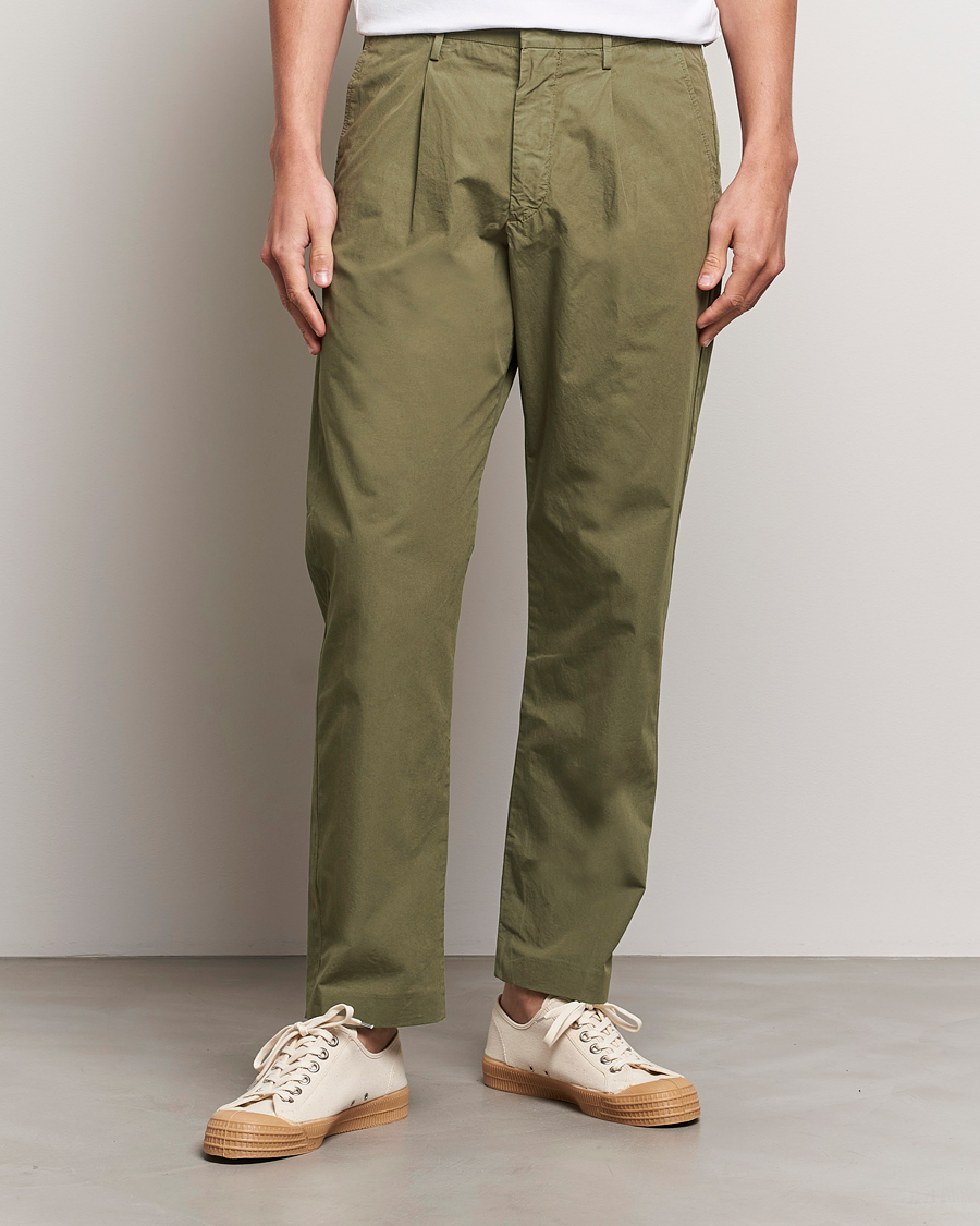 Men | What's new | NN07 | Bill Cotton Trousers Capers Green