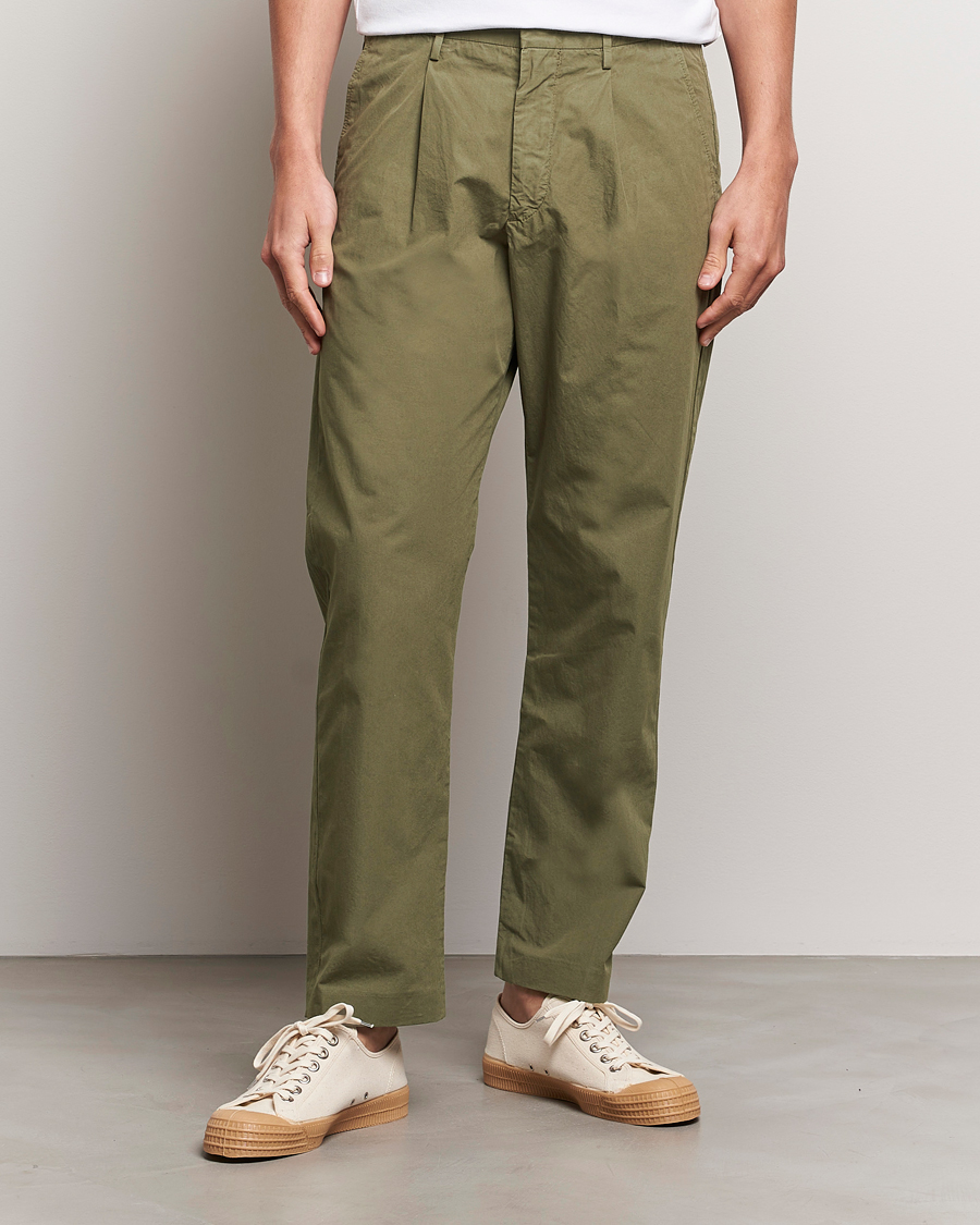 Heren | Broeken | NN07 | Bill Cotton Trousers Capers Green