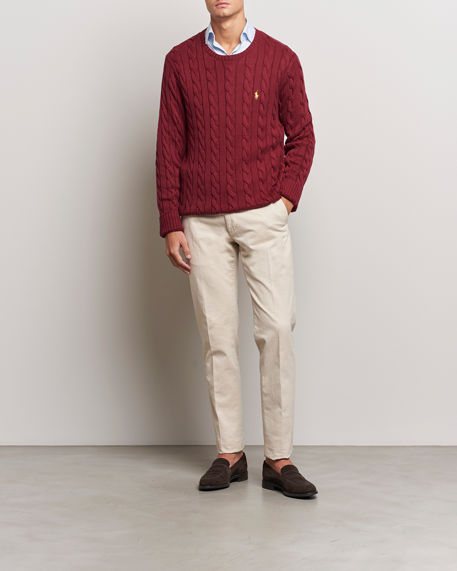 Heren | Truien | Polo Ralph Lauren | Cotton Cable Pullover Red Carpet