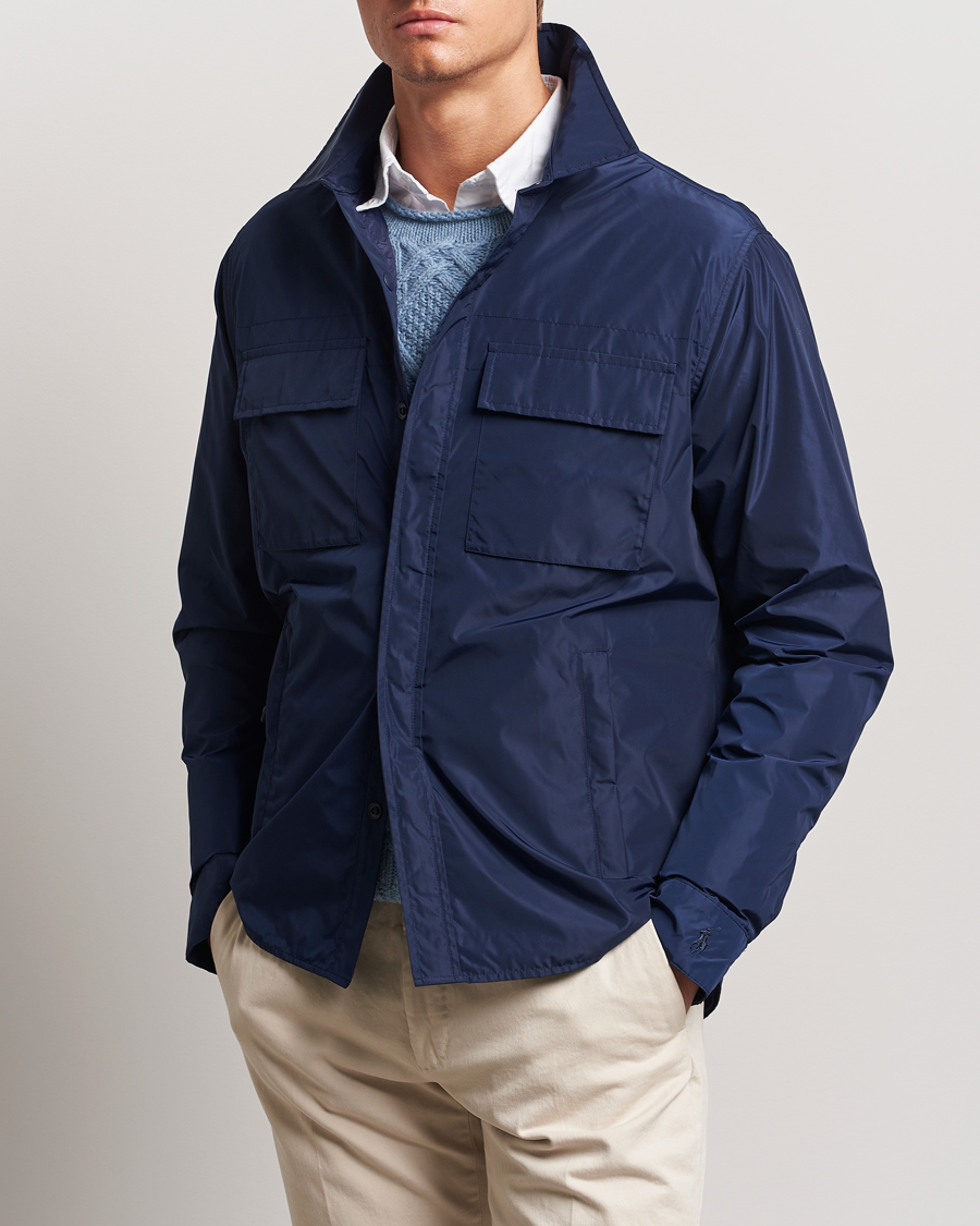 Heren | Jassen | Polo Ralph Lauren | Water-Repellent Shirt Jacket Newport Navy
