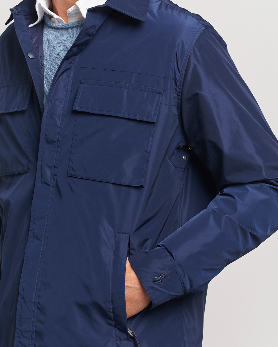 Heren | Jassen | Polo Ralph Lauren | Water-Repellent Shirt Jacket Newport Navy
