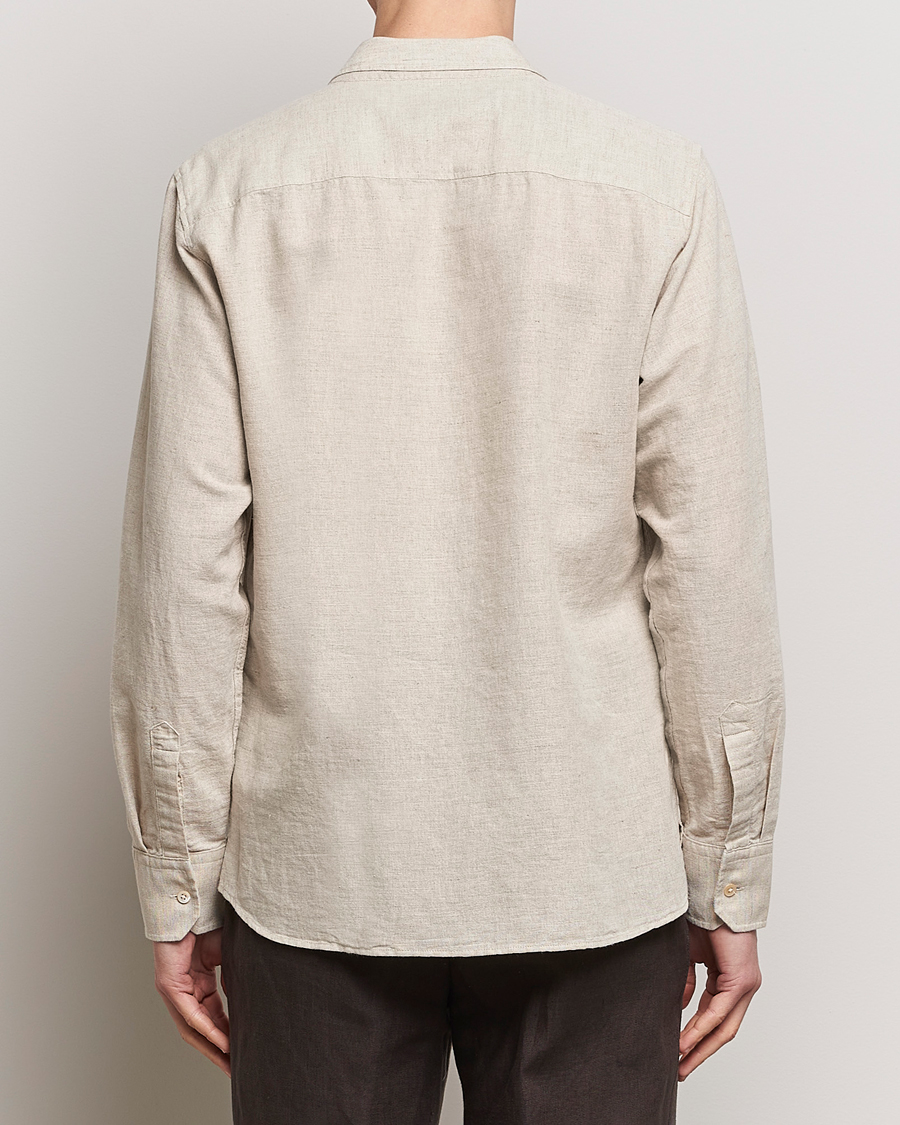 Heren | Overhemden | Oscar Jacobson | Helios Reg Shirt Beige