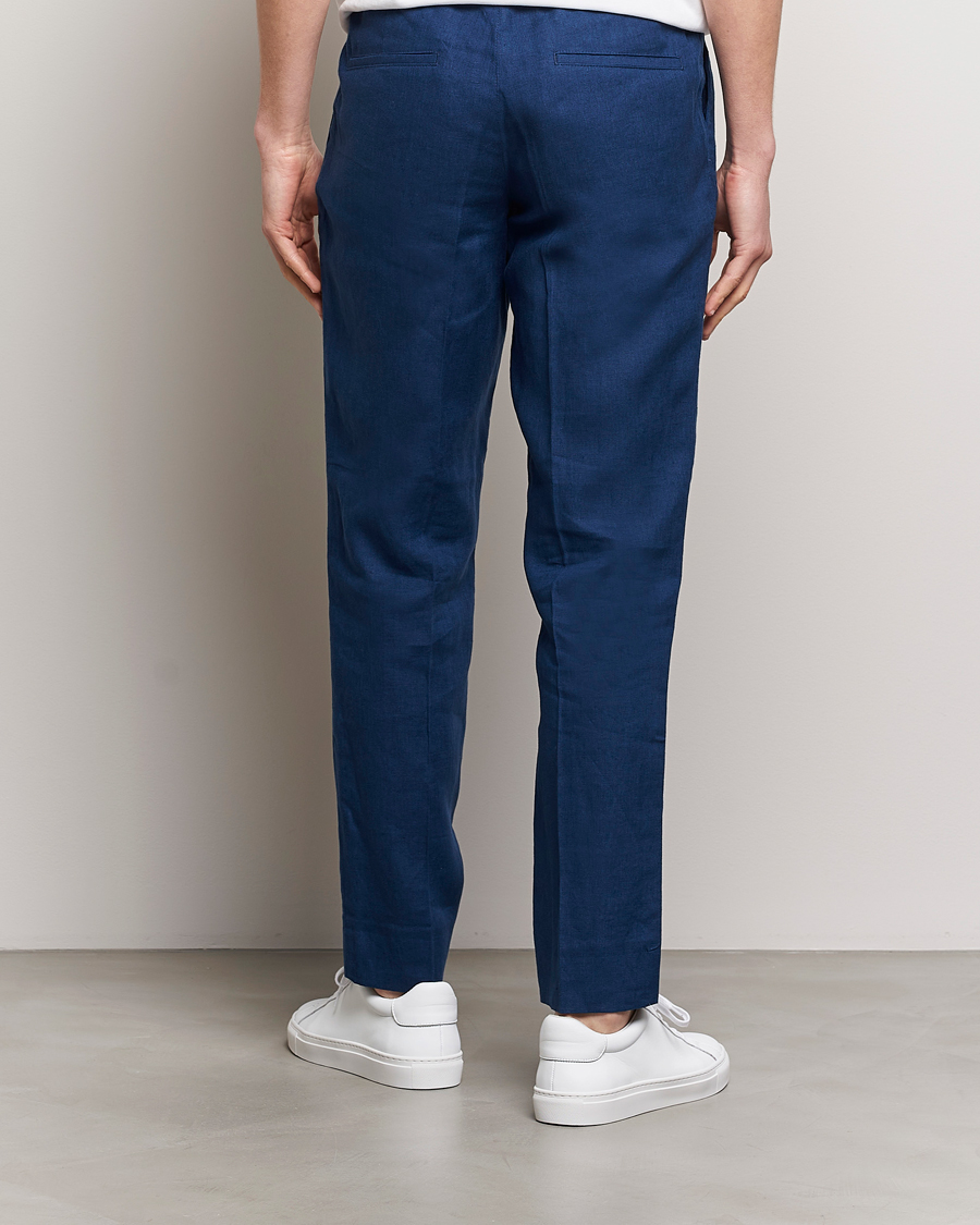 Heren | Broeken | J.Lindeberg | Soren Linen Pants Estate Blue