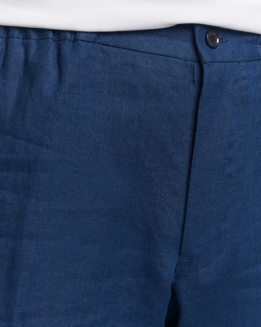 Heren | Broeken | J.Lindeberg | Soren Linen Pants Estate Blue