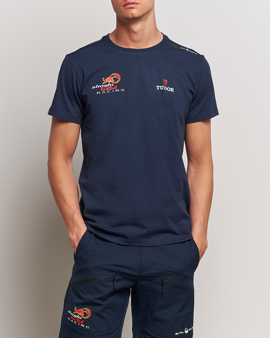 Heren | T-shirts | Sail Racing | America's Cup ARBR Crew Neck T-Shirt Blue