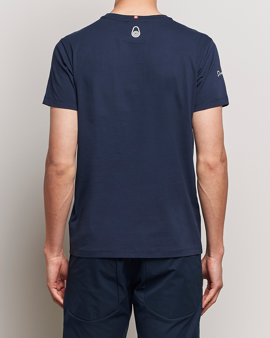 Heren | T-shirts | Sail Racing | America's Cup ARBR Crew Neck T-Shirt Blue